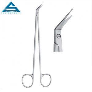 OEM COOLY Ciseaux de dissection J2 courbés en acier inoxydable de haute qualité Ciseaux vasculaires pour instruments chirurgicaux - Product Image 1
