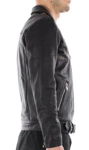 Veste de course pour hommes personnalisée Streetwise avec construction en cuir de moto robuste pour les cyclistes de la ville et les longs voyages sur la route - Product Image 4