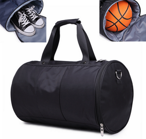 Práctica bolsa de lona para gimnasio con zapatos de malla y compartimentos de baloncesto - Product Image 2