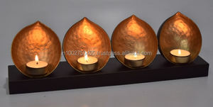 Elegant Black Gold Finished Metal <b>Tea</b> <b>Light</b> <b>Candle</b> <b>Holder</b> Handmade 13x13x10cm Weddings Christmas Home Decor Gift - Product Image 6