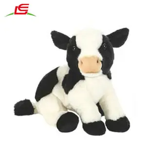 LEVIN-animal de peluche para niños, muñeco de vaca de peluche