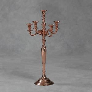 เชิงเทียนห้าแขนสีโรสโกลด์ - Product Image 1