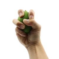 ALLWINWIN HEB04 Ballon d'exercice pour les mains - Anti-stress TPR en forme de citron vert à presser