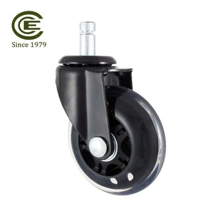 CCE Caster 2019 New Product 3 Inch PU Office <b>Gaming</b> Chair Furniture Wheel - Product Image 2