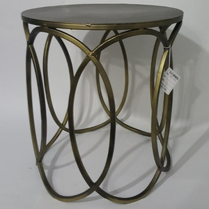 Tabouret en fer spirale - Product Image 1