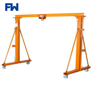4 Räder Mini Werkstatt Portalkran ein Rahmen Mobiler einfacher/kompakter Portalkran - Product Image 1