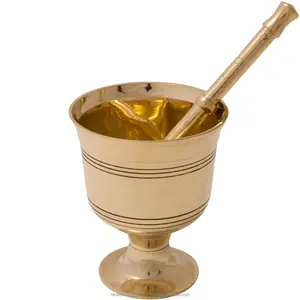 Brass Mortars Traditional Brass Mortar Pestle Khal Batta Hamam Dasta Spice Herb Grinder kitchen gadgets kitchen accessories