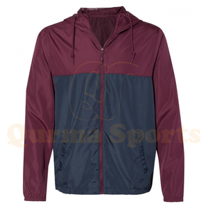 Buy chaqueta cortavientos con cremallera personalizada para hombre - Product Image 1