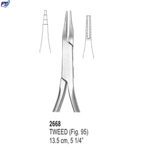 Laoa — pinces dentaires 95 pinces, Instruments dentaires de 13.5 cm, FS:2668 - Product Image 1