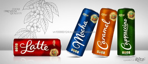 Wholesaler <b>Coffee</b> <b>Drink</b> - 330ml Canned Cappuccino Istant <b>Coffee</b> <b>Drink</b> - Product Image 2