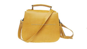 กระเป๋าหนังแท้คุณภาพสูงสำหรับผู้หญิงทำด้วยมือมีการตกแต่งที่สมบูรณ์แบบโลโก้หนังแท้ซับในสไตล์ INS - Product Image 4