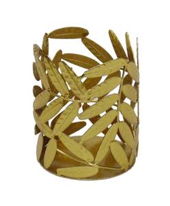 เชิงเทียนทองเหลืองโบราณขนาดเล็กเชิงเทียนเชิงเทียนออกแบบทันสมัยตกแต่งบ้านสำหรับคริสต์มาสผลิตในอินเดียโดย HHO - Product Image 3