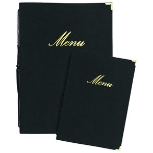 Cubierta de cuero para tarjeta de menú, cubierta de cuero para menú de restaurante y Bar - Product Image 3