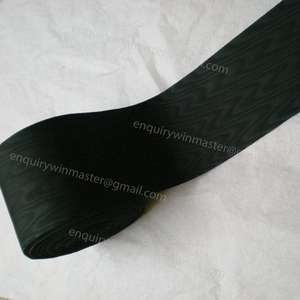 Ruban gros-grain satin noir double face 100% polyester pour la couture - Product Image 6