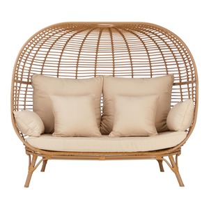 Canapé en rotin tressé traditionnel de Makassar, mobilier de luxe pour la maison, le jardin, les hôtels 5 étoiles, extérieur traditionnel - Product Image 2