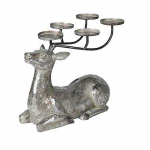 Elegant Stag Head <b>Tea</b> <b>Light</b> Candle <b>Holder</b> for Home Decoration for Christmas Festivities - Product Image 2
