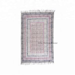 Tapis d'intérieur rectangulaires, grande taille, tissé à la main, tapisserie indienne en couleurs, tissées à la main, pour le salon - Product Image 1