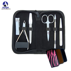 ชุดทำเล็บ8ใน1พร้อมกรรไกรตัดหนังกำพร้าตะไบเล็บและชุดทำเล็บเท้า12ชิ้นชุดตัดเล็บสแตนเลสชุดดูแลเล็บ - Product Image 3