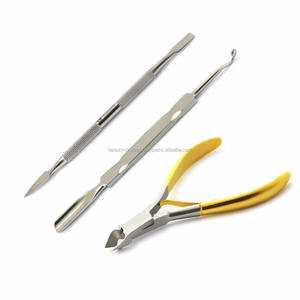 Juego de cortaúñas profesional para manicura y pedicura, empujador de cutículas y pinzas para uñas encarnadas, herramienta para quitar callos, respetuosa con el medio ambiente - Product Image 5