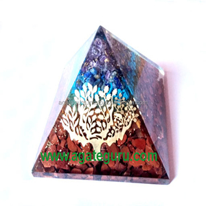 Orgone Chakra Capa Pirámide Curación DE LA VIDA Reiki Pirámide - Product Image 1