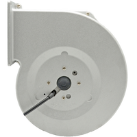 Ventilateur à cage d'écureuil compact 140x100mm en acier inoxydable AC avec double roulement à billes pour montage sur conduit, usage domestique, OEM 115/230V