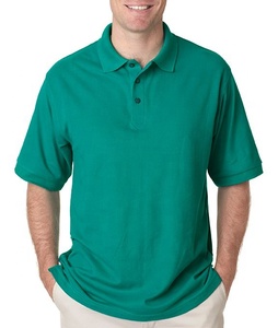 เสื้อโปโลแขนสั้นของผู้ชายเสื้อโปโลผ้าฝ้ายปักโลโก้โลโก้ - Product Image 1