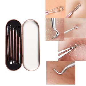Kit professionnel premium 2026 ROSE-GOLD pour l'élimination des points noirs, ensemble d'outils en acier inoxydable pour le traitement des imperfections, de l'acné et des boutons - Product Image 2