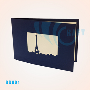 Tarjeta de Felicitación 3D Pop-Up de la Torre Eiffel de Viet-Craft - Originales de Hanoi, Corte de Papel - Product Image 2