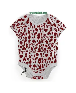 Monos de bebé guepardo para niños pequeños, monos de bambú de algodón orgánico de punto, respetuosos con el medio ambiente, transpirables, Unisex, Verano - Product Image 1