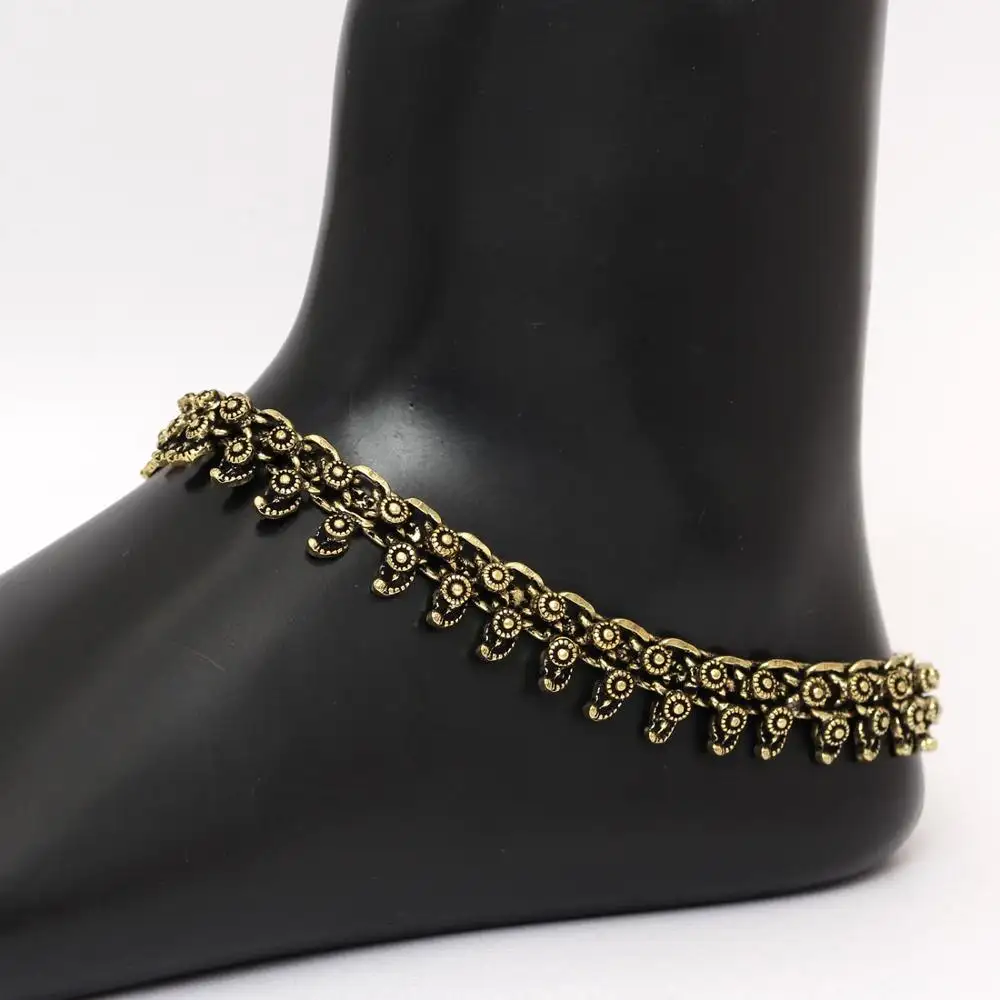 All Time Cool Gold Color Anklets