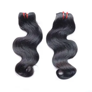 Rambut manusia cantik rambut manusia bergelombang 100% rambut manusia dengan harga grosir wig rambut mentah Vietnam Remy