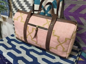 Bolsa de viaje para niños, bolso de fin de semana de cuero indio hecho a mano - Product Image 3