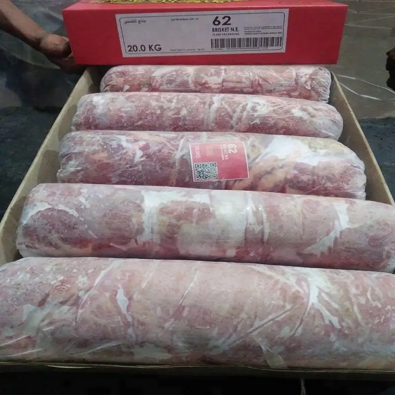 BRISKER N.E (62) Indiano Halal Congelato Disossate Carne di Bufalo