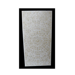 สีขาวสี่เหลี่ยมแม่ของฝังมุกทำงานโต๊ะรับประทานอาหารด้านบน - Product Image 1