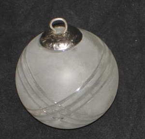 Décoration suspendue en verre rond écologique pour la maison décorations de noël en plein air en forme de numéro de modèle artisanat fait à la main décor à la maison - Product Image 2