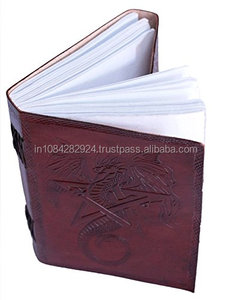 Fabriqué à la main Vintage grand Journal de haute qualité en cuir véritable souple cahier avec couverture rigide en cuir pur cadeau journal - Product Image 3