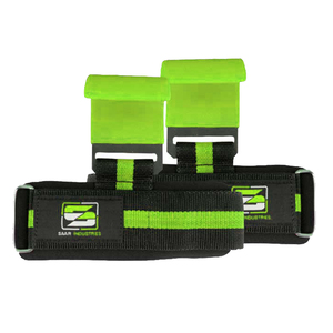 Correas de entrenamiento de gimnasio de alta resistencia para levantamiento de pesas, protección de Palma de neopreno con gancho de hierro, correas de entrenamiento enganchadas - Product Image 3