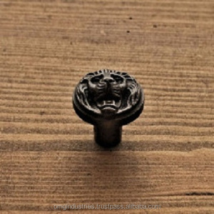 OMG Industries Furniture Bronze antique Bouton rond Armoire de cuisine Porte Tiroir Poignées et boutons en alliage de zinc - Product Image 1