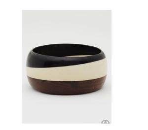 Brazaletes clásicos de boda y aniversario con forma de bola de piedra principal de concha para Damas Indias para ocasiones especiales - Product Image 1