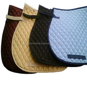 2024 Designs Haute Qualité Durable Anglais Cheval Tapis De Selle Polycoton Foret Tissu 18mm HD Polyester Mousse Western Équitation - Product Image 5