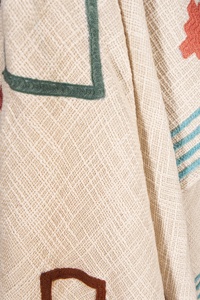 Decoración de lujo hecho a mano tira de la India manta blanca en el mejor precio al por mayor de algodón Manta - Product Image 6