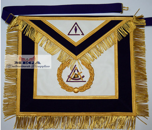 Tablier blanc brodé passé maître couture et couture artisanat maçonnique Regalia artisanat - Product Image 5