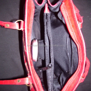 LOWELLCRAFT <b>Medium</b> Leather Women's <b>Handbag</b> with Embossed Floral Pattern Classic Style Daily Use - Product Image 6