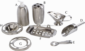 Stainless Steel Eco-Friendly Eight-piece <b>Christmas</b> <b>Soap</b> <b>Dispenser</b> Set - Product Image 3