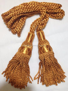 OEM Bagpipe Cord Silk Royal Stewart Highland Bagpipe Drone Silk Cord Custom Colors Silk Royal Stewart Cords with <b>Tassels</b> - Product Image 2