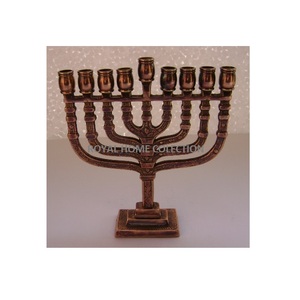 Menorah <b>Candle</b> Stand Custom Judaica Hanukkah Menorah Various Size Temple Menorah Metal <b>Candle</b> <b>Holder</b> - Product Image 3