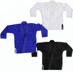 ขนาดลูกค้า USA CA สีฟ้าศิลปะการต่อสู้สบายชุดยูโด Gi ธรรมดา Bjj gi, สั่งทําพิเศษ Bjj gi - Product Image 1