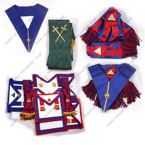 ผ้ากันเปื้อนและปลอกคอสำหรับพิธีกรรมขั้นสูงของสมาคมฟรีเมสัน - Product Image 3