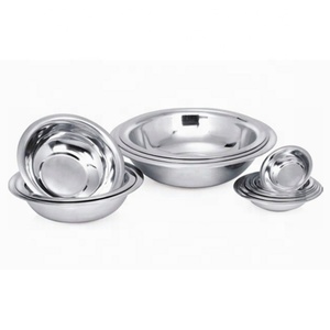 Bol en acier inoxydable poli, écologique, pour la cuisine, pour les décorations de fête - Product Image 1