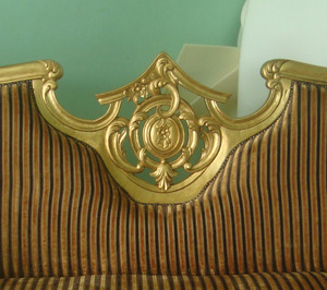 ทองใบสําเร็จรูปโซฟาปรับเอนได้โมเดิร์นโบราณเฟอร์นิเจอร์บ้านยุโรปด้วยผ้าไม้สไตล์สําหรับห้องนั่งเล่น - Product Image 4